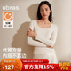 ubras【劉雯同款】保暖方領(lǐng)親膚蠶絲羊毛肌底衣打底衣女 燕麥奶色 S