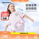 Converse匡威兒童裝女童純棉短袖短褲2件套夏季新品兒童T恤短褲套裝 淡紫色 140 /64 【建議身高128-140cm】