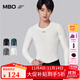 MBO  Quick-Dry 男子秋冬吸濕速干抗菌多功能長(cháng)袖騎行打底衫B140 暖雪白 L