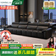 優(yōu)銘家（YouMingJia）沙發(fā)客廳意式極簡(jiǎn)風(fēng)真皮沙發(fā)小戶(hù)型現代簡(jiǎn)約直排沙發(fā)客廳2025新款 2.8米四人位【升級底座可視網(wǎng)】 豪華版超厚3.0mm頭層牛皮+乳膠坐墊