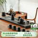 萬(wàn)仟堂（Edenus）陶瓷功夫茶具高檔禮盒套裝 漢風(fēng)相 整套茶壺茶海茶杯 黑鐵釉