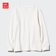 優(yōu)衣庫童裝男童女童HEATTECH棉混紡圓領(lǐng)T恤保暖內衣478628 479306 478628/01乳白色 160