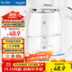 美菱（MeiLing）電水壺1.7L高硼硅玻璃燒水壺熱水壺家用電熱水壺MH-WB02