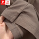 皮爾卡丹(下擺開(kāi)叉)100純棉衣服POLO衫男裝短袖夏季純色翻領(lǐng)半袖t恤男 棕卡其-下擺開(kāi)叉款 XL 135-150斤