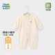 童戀初心【德絨】嬰兒長(cháng)袖連體衣冬季春秋保暖衣服寶寶發(fā)熱哈衣爬服睡內衣