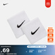 耐克勾勾護腕(1對)冬季實(shí)用柔軟NIKE SWOOSH CLASSIC II5301 101白/黑 均碼