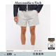 ABERCROMBIE & FITCH男裝25夏季美式澤西風(fēng)舒適寬松松緊腰運動(dòng)衛褲短褲KI128-5080 淺麻灰色 S (175/76A)