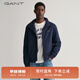 GANT/甘特男士外套簡約通勤純色百搭休閑哈林頓夾克寬松拉鏈立領(lǐng)夾克 433-藏藍(lán)色 XL