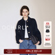OCHIRLY歐時(shí)力 羊毛雙面呢小香風(fēng)外套女法式短款氣質(zhì)秋季新品 深藍 S