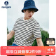 Navigare意大利小帆船男士條紋短袖休閑?；晟繲恤1325505525 米白條紋 L 