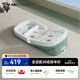 ABCMOKOO嬰兒防吐奶斜坡墊防溢奶嗆奶枕頭新生兒床中床躺喂奶神器BB哺乳枕 【勒托PROMAX款】+ 冰絲涼席