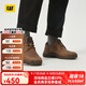 CAT卡特休閑皮鞋工裝鞋男鞋25秋新品防滑耐磨通勤鞋P726061O3AMC36 棕色 41
