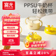 FGA富光兒童牛奶杯寶寶直飲帶手柄喝水杯帶刻度泡奶瓶PPSU學(xué)飲吸管杯