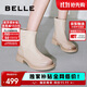 百麗簡(jiǎn)約百搭休閑靴女新芒果頭柔軟彈力短靴B1538DD5 元氣米 39