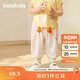 巴拉巴拉褲子嬰兒夏季薄款長(cháng)褲男女童運動(dòng)褲2025簡(jiǎn)約可愛(ài)時(shí)髦209225108201
