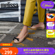 Melissa（梅麗莎）女士休閑單鞋經(jīng)典魚嘴芭蕾鞋33891 米色/黑色（AM782） 37