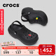 卡駱馳（CROCS）貝拉洞洞鞋沙灘鞋包頭女鞋厚底拖鞋|210062 黑色-001(含智必星） 36 (220mm) 37