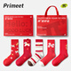 PRIMEET派米馬年【紅襪子女禮盒裝】本命年襪子女冬中筒2026新年禮物棉襪