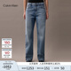 Calvin KleinJeans【復刻90系列】25春夏女士ck淺色復古直筒牛仔褲47B908G W99-牛仔藍 25