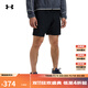 安德瑪（UNDERARMOUR）春夏Launch男子7英寸二合一跑步運動(dòng)短褲1376831 黑色001 L