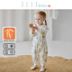 ELLE BABY嬰兒哈衣夾棉衣服秋冬加厚兒童連體衣寶寶爬服家居防風(fēng) 原始森林 90cm 【推薦身高78cm-90cm】