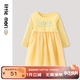 little mori小森林女童連衣裙夏兒童繡花公主裙兒童連身裙