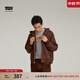 Levi's李維斯情侶同款美式寬松連帽領(lǐng)長(cháng)袖簡(jiǎn)約時(shí)尚美式休閑夾克 咖色 002I3-0000 XL