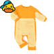 G.duck小黃鴨嬰兒爬行服寶寶拖地爬爬服兒童連體衣服秋冬裝懶人擦地薄款 桔色露手露腳   90cm 18斤-22斤