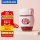 樂扣樂扣（locknlock）玻璃水杯帶吸管男女咖啡杯耐溫茶杯粉色LLG968_400ml