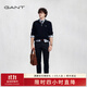 GANT【亞洲版型】/甘特男士長(cháng)褲時(shí)尚微彈純色通勤百搭直筒休閑褲 410海藍色 34 32