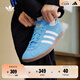 adidas「T頭鞋」STADT經(jīng)典時(shí)尚薄底運動(dòng)板鞋男女阿迪達斯三葉草   藍色/亮白/漢玉白   37