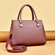 路易生活 LOUIS'S LIFE媽媽包中年女士大容量手提斜挎兩用輕便耐磨日常送媽媽送老婆禮物 紫色