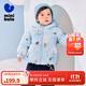 迷你巴拉【鵝絨】冬季新款男女童寶寶厚款保暖羽絨外套【三防】 藍色調00388 100