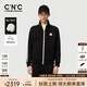 C'N'C【奢侈品衣服】CNC25秋新款戶外休閑運(yùn)動(dòng)立領(lǐng)夾克外套男 黑色 50 /M/(175/92A)