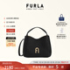 芙拉（FURLA）[11.11搶先購]PRIMULA牛皮小號女士單肩斜挎手提包HOBO包流浪包 黑色