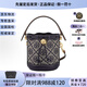 湯麗柏琦TORY BURCH【娜扎同款】湯麗柏琦手提包波士頓包女士水桶包斜挎包 海軍藍(lán)：手掌迷你12.5*9.5*7.5
