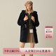 ELAND【100%綿羊毛】衣戀毛呢外套女長(cháng)袖休閑大衣2025秋季新款 EEJWF4TE01藏青色(59)Navy S /160