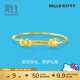周生生HelloKitty蝴蝶結黃金手鐲三麗鷗寶寶足金手鐲91753K定價(jià)