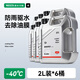 維爾卡特零下40度防凍鍍膜防雨汽車(chē)用玻璃水冬季-25專(zhuān)用去油膜去除雨刮水 -40℃2L*6瓶