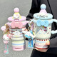 卡蔓派Hello Kitty大容量卡通保溫杯女生ins辦公室吸管學(xué)生保冷冰霸杯子 迷你小帽子冰霸杯-600ML【長(cháng)效保溫保冰】 淡粉色【帶手提】