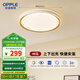 歐普照明（OPPLE）全光譜護(hù)眼吸頂燈客廳燈照明簡(jiǎn)約品見(jiàn)系列-白金48W三色調(diào)節(jié)