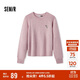 森馬（Semir）史努比系列毛衣女冬彩點(diǎn)含羊毛插肩袖繡花圓領(lǐng)套頭衫101724107025
