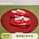 TOOMANYSHOES 【明星同款】 梨泰院復古運動(dòng)德訓鞋銀色軟底休閑鞋好溜鞋女鞋 紅色 38