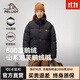 伯希和（Pelliot）【山系】羽絨服男女款鵝絨外套25秋冬新款800蓬戶(hù)外防潑水面包服 【男女同款】漫暮黑 800蓬鵝絨 2XL