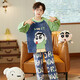 兒童法蘭絨睡衣秋冬薄款套裝青少年家男孩居服蠟筆小新珊瑚絨套裝 圓領(lǐng)珊瑚絨EDL-507蠟筆小新 110 童10碼 建議身高103-113厘米