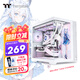 Thermaltake（Tt）鋼影 透EX 海景房機箱 電腦主機 白色（ATX主板/Type-c/支持360水冷/10風(fēng)扇位/4090顯卡）