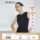 PORTS寶姿新品女裝優(yōu)雅束腰連體褲LL8P085NWB011 黑色 S 4