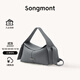 Songmont山下有松掛耳系列屋檐包小號設(shè)計師款手提斜挎hobo包 瓦礫灰（現(xiàn)貨）