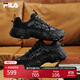 FILA 斐樂(lè )官方女鞋FLUID 6復古運動(dòng)鞋2025冬季新款貓爪6代休閑鞋 黑/影黑灰-BD 37.5