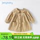 JELLYBABY女童風(fēng)衣外套春秋三歲兒童童裝秋冬女孩2025新款衣服小童寶寶秋裝 卡其 90 cm